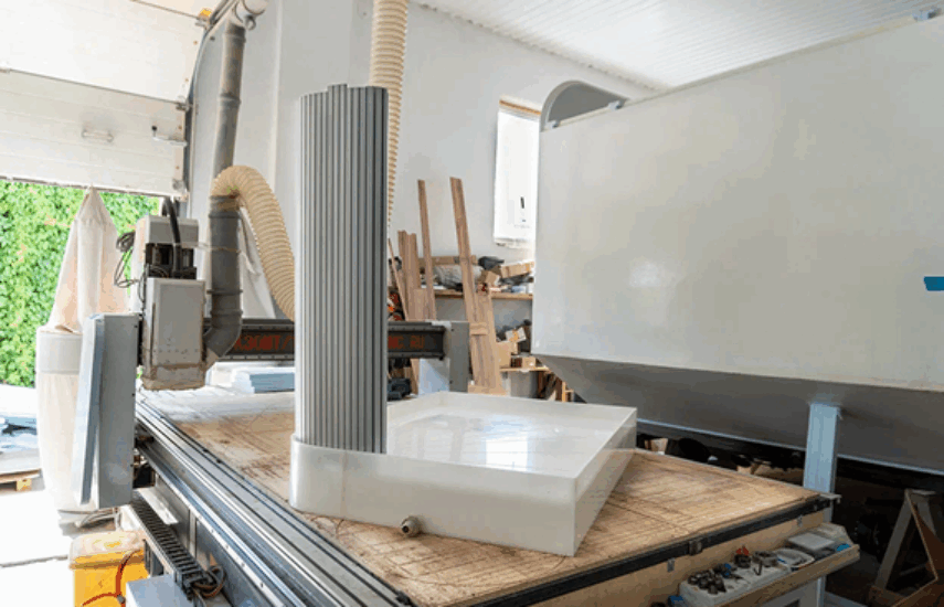 Бак для серой воды — душевой поддон скругленный